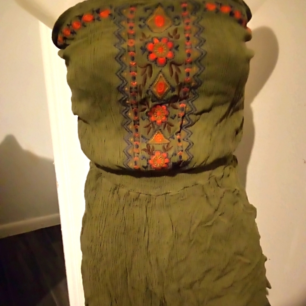 Olive Green one peice Sz M
